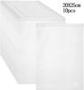 10pcs Packaging Bags CPE Frosted Zip Lock Bags Self Sealing Clear Garment Bags for T-Shirts, Shirts, Files