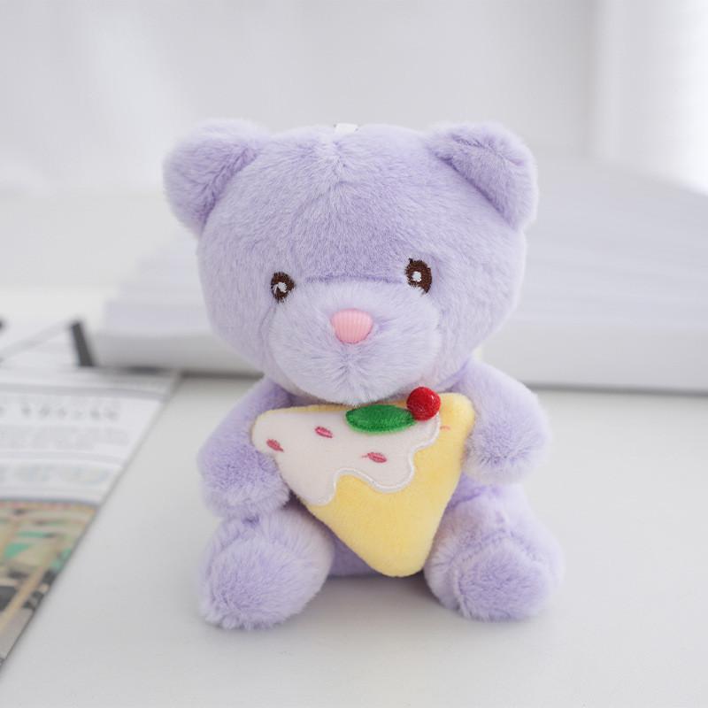 Entzückende Neue Plüschbär Figur Weiches und Kuscheliges Sitzendes Spielzeug für Kinder Schlüsselanhänger
