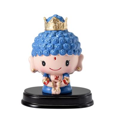 Mini Buddha Statue Cute Dainichi Nyorai Zodiac Amulet Principal Image Zodiac 75mm Feng Shui Good Luck Buddha Statue Collection Buddha Statue Figure