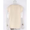 Women's Fall and Winter Solid Color Knit Casual Short-sleeved Sweater