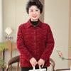 Kabofei Elderly Women's Corduroy Padded Jacket