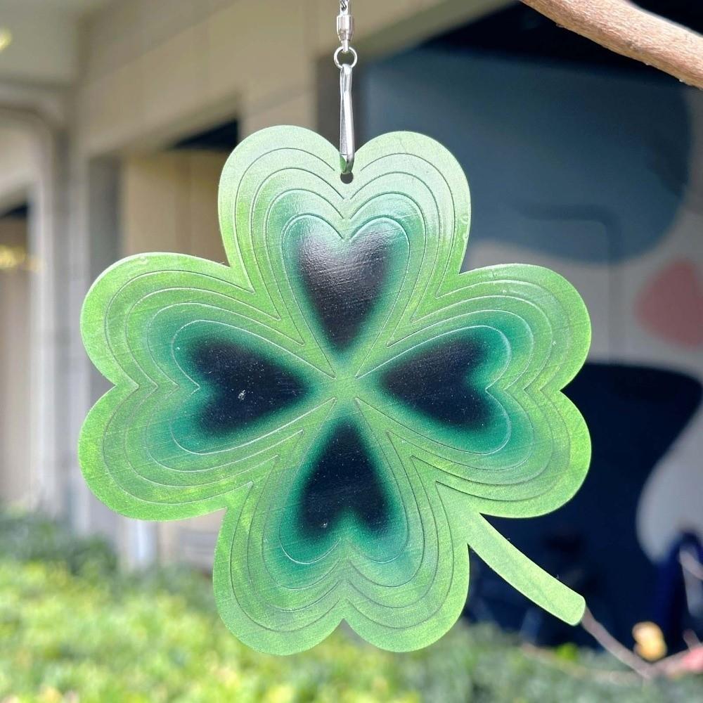 Flower Mandala Wind Chime Butterfly Wind Spinner Creative Rotating Pendant  Terrace Decor