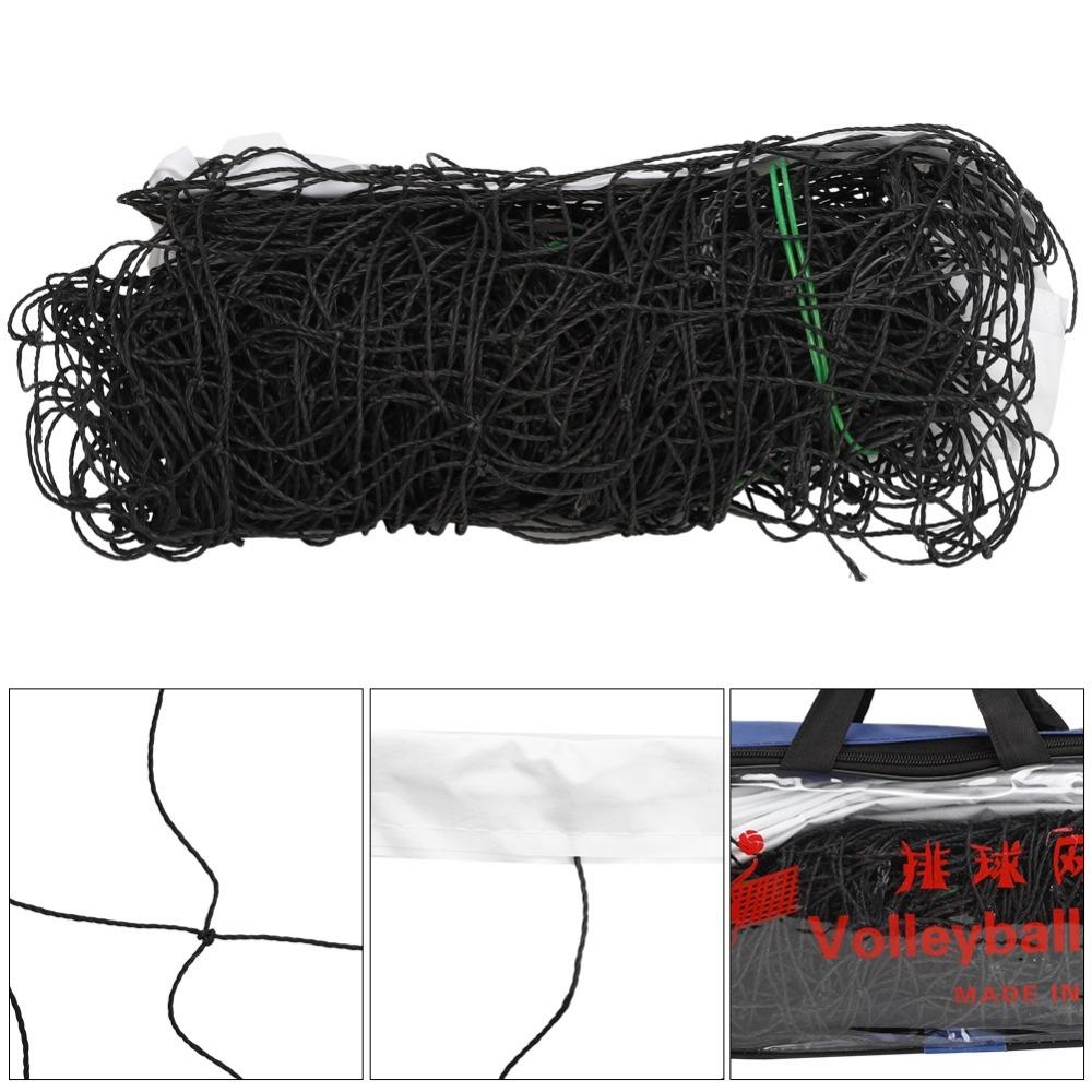 2pcs Durable Construction Volleyball Training Net Standard Size Sports Equipment Net Outdoor Play
