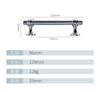 American PVD Zinc Alloy Furniture Handles Dresser Drawer Knobs Kitchen Cabinet Pulls
