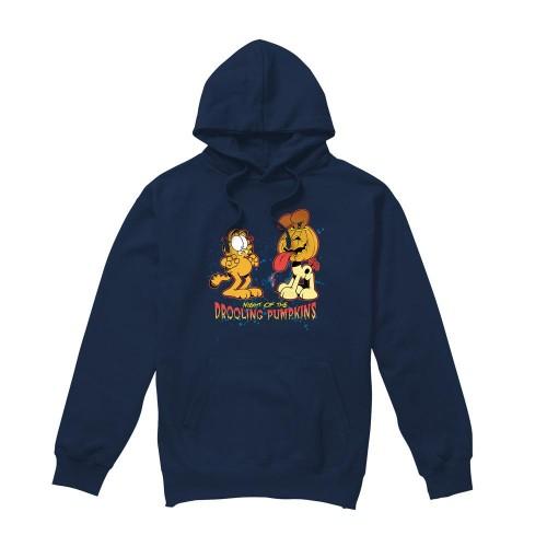 Garfield Mens Drooling Pumpkins Hoodie