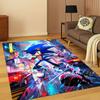 3D S-Sonic Cartoon Hedgehog Game Carpet Rug for Bedroom Living Room Sofa Doormat Home Decor,Kid Area Rug Non-slip Christmas Gift