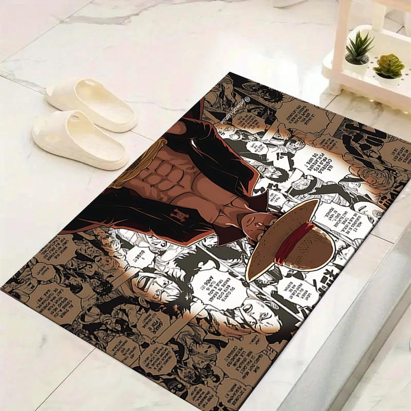 1Pc One Piece Adventure Rug, Office Carpet Indoor Outdoor Doormat, Non-Slip, Comfortable, Living, Christmas Halloween, Xmas Gift S1735
