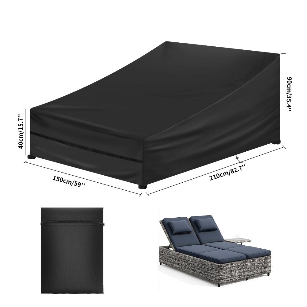 Garden Furniture Cover Waterproof Windproof Anti-UV Heavy Duty Rip Proof 111D Oxford Patio Table Chair Sofa Furniture Protector