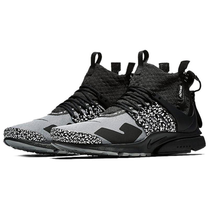 Nike Air Presto Mid Acronym Cool Grey Trendy Sneakers Ah7832-001