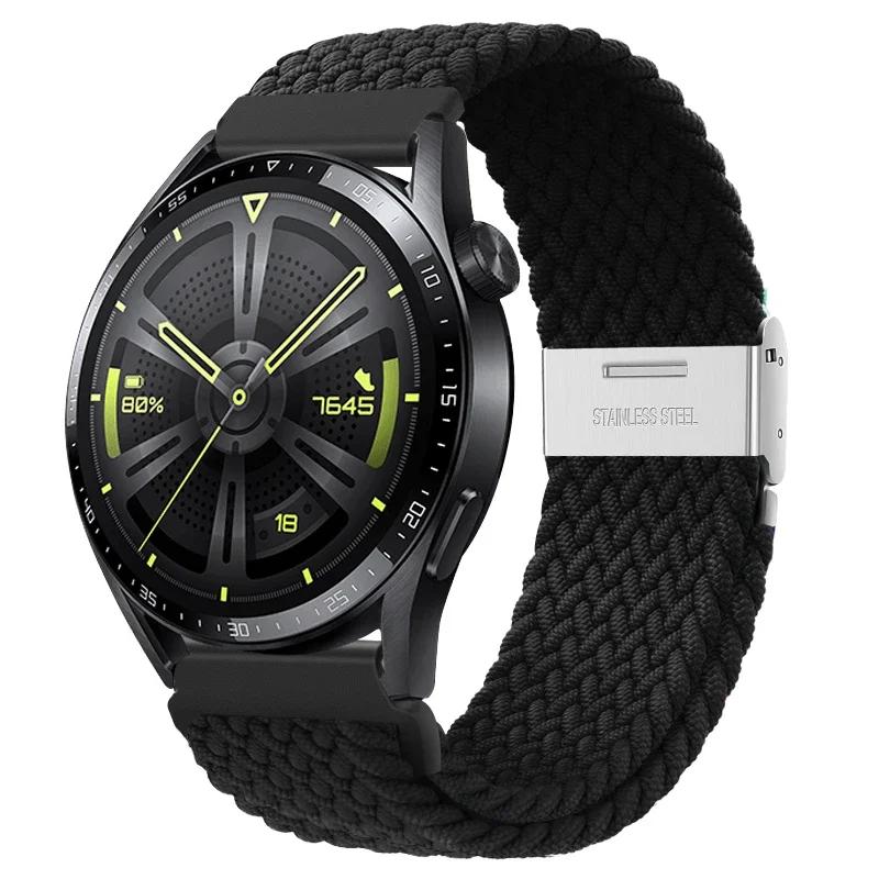 20mm Sport Nylon Strap For Samsung Galaxy Watch 5/6/pro/4/4 Classic/3 46mm/42mm/40mm/44mm Bracelet Active2 Gear S3  22mm Strap