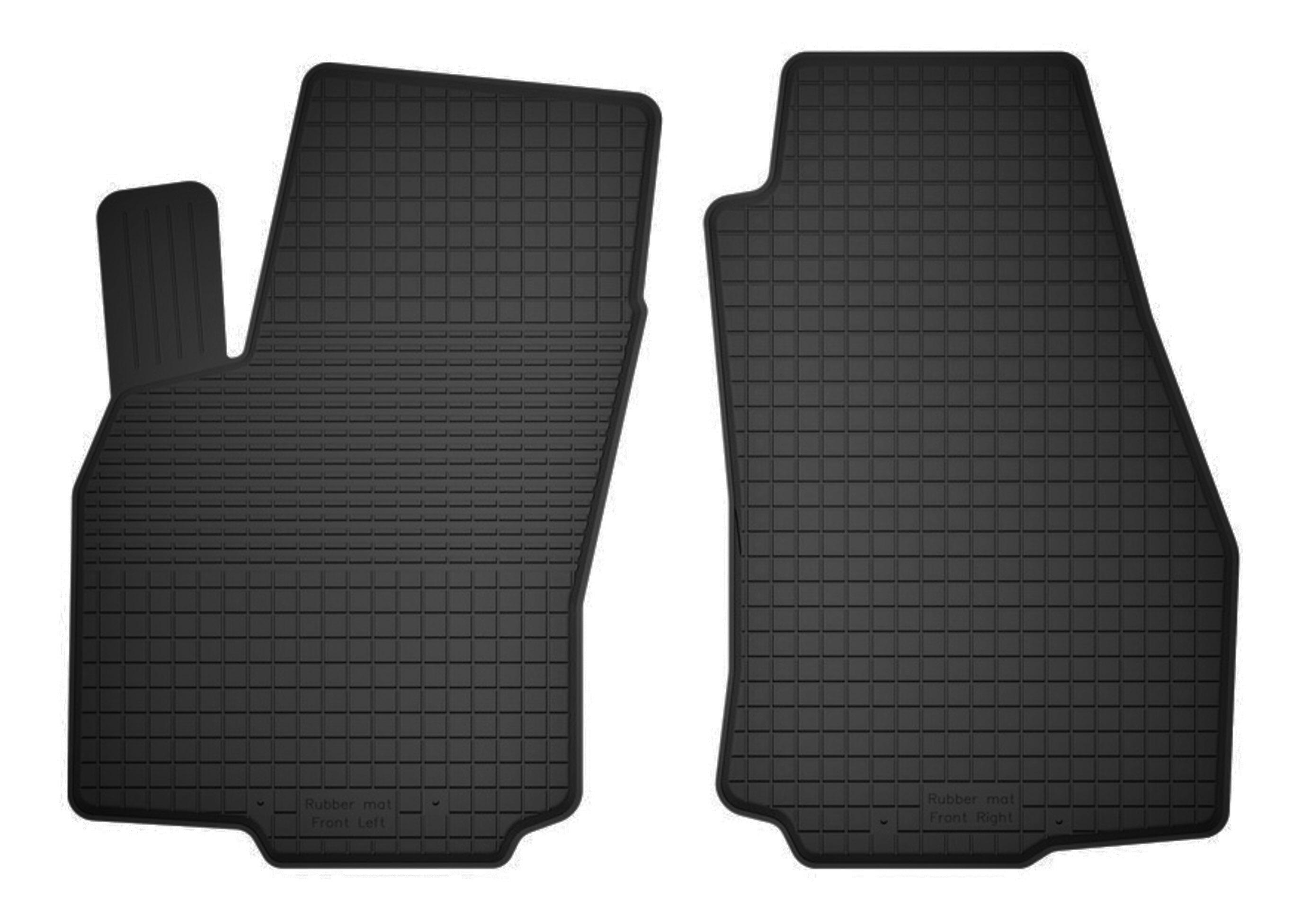 Tappetini auto anteriori in gomma, universali per: Fiat Fiorino III kombivan (2007-2017)