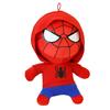 Cute Soft Spider-Man Plush Doll Avengers Hooded Toy Stuffed Animal for Kids Birthday Gif