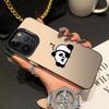 Soft Shell Phone Case for iPhone 14 15 16 Plus 11 12 13 Pro Max 16e Cute Cartoon Panda