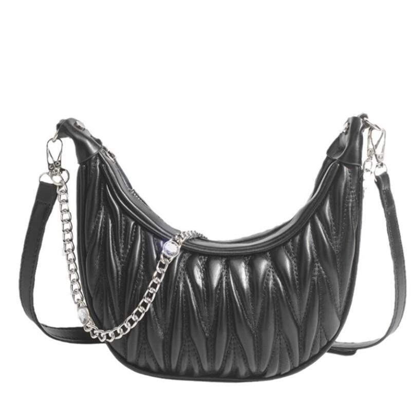 

Новая простая женская сумка через плечо, дизайнерская модная повседневная сумка через плечо, универсальная многофункциональная сумка с цепочкой и диагональю