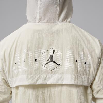 Jordan Jackets Men's Ecru Hooded Non Detachable Moderate