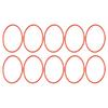 10Pcs Rubber Sealing Ring Circular Accurate Durable HeatResistant Smooth Neat Valve Plate Sealing