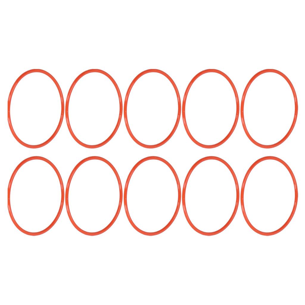 10Pcs Rubber Sealing Ring Circular Accurate Durable HeatResistant Smooth Neat Valve Plate Sealing