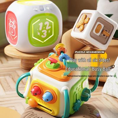 Magic Hex Cube: Early Education Toy for Infants and Toddlers – Intellectual Grasp Training, Enlightenment, and Busy Activity Ball