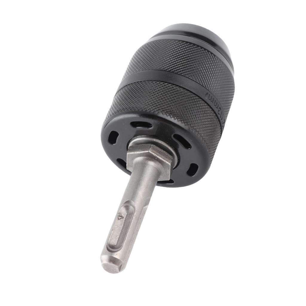  Keyless Drill Chuck, 2-13mm Capacity    Steel Keyless Lathe Chuck with   Adapter, for Electric Hammer Drill 