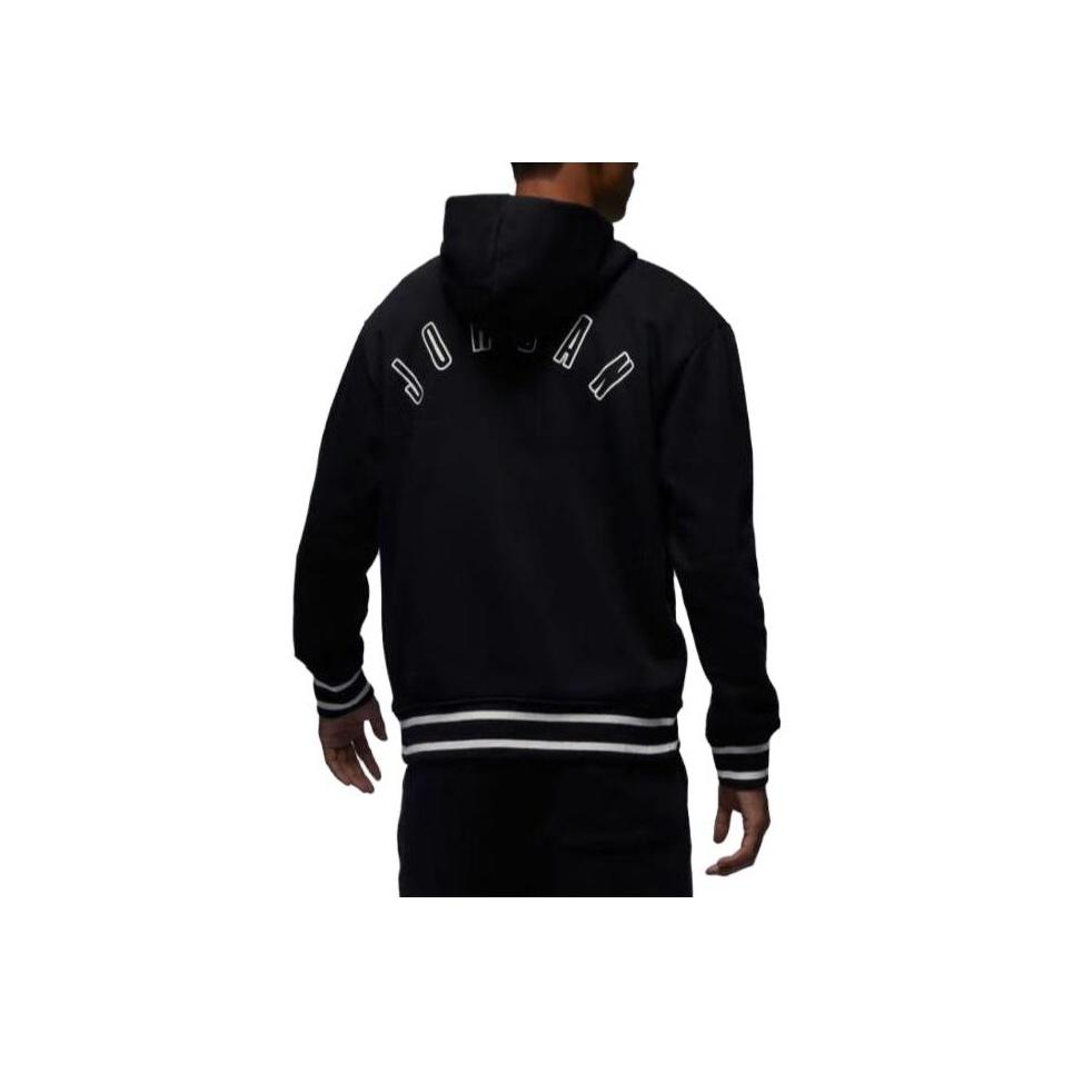 Jordan Logo Pullover Hoodie Sweatshirt Men Sweatshirt Black FD7403-010
