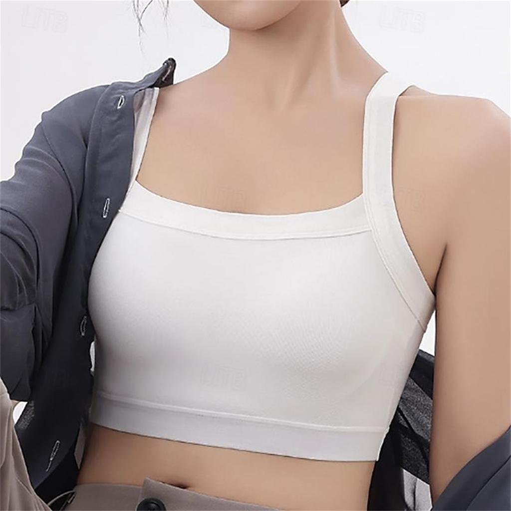 Women's Comfort Bra Without Underwire Sports Bra Soft Seamless Stretch Summer Classic Tank Top