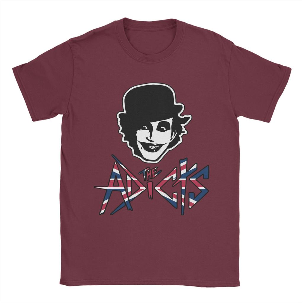 Neuheit The Adicts Flagge UK All The Young Droogs T-Shirts für Herren Baumwoll-T-Shirts Kurzarm-T-Shirt Geschenkidee Oberteile