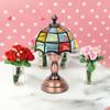 Puppenhaus Zubehör Bunte Mini LED Lampe Simulationsornament 1:12