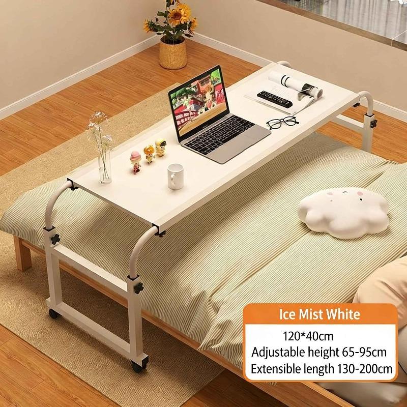 Bed Small Table Bedroom Lazy Person Cross Bed Table Adjustable Height Movable Bed Office Desk Adjustable Length Multifunctional