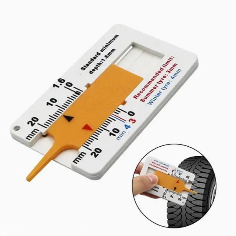 1PC Portable Tyre Tread Depth Gauge 0-20mm Tire Ruler Vernier Depth Caliper Tool for Car Motorcycle Truck