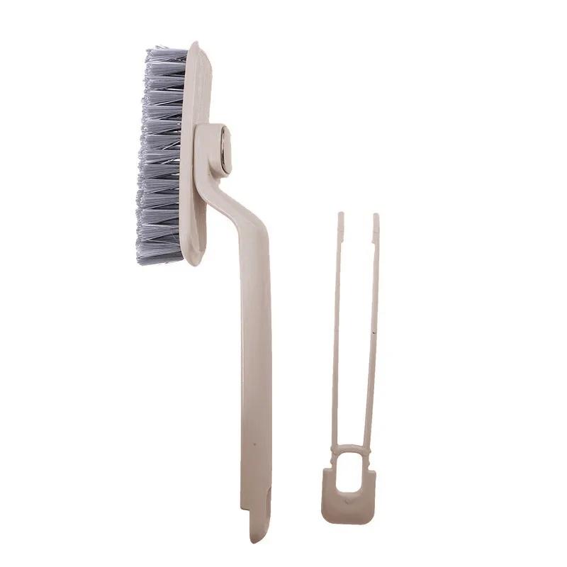 Multi-Function Rotating Crevice Cleaning Brush Hand-held 360° Rotating Corners Cleaning Tool for Bathroom Kitchens Tile Floors
