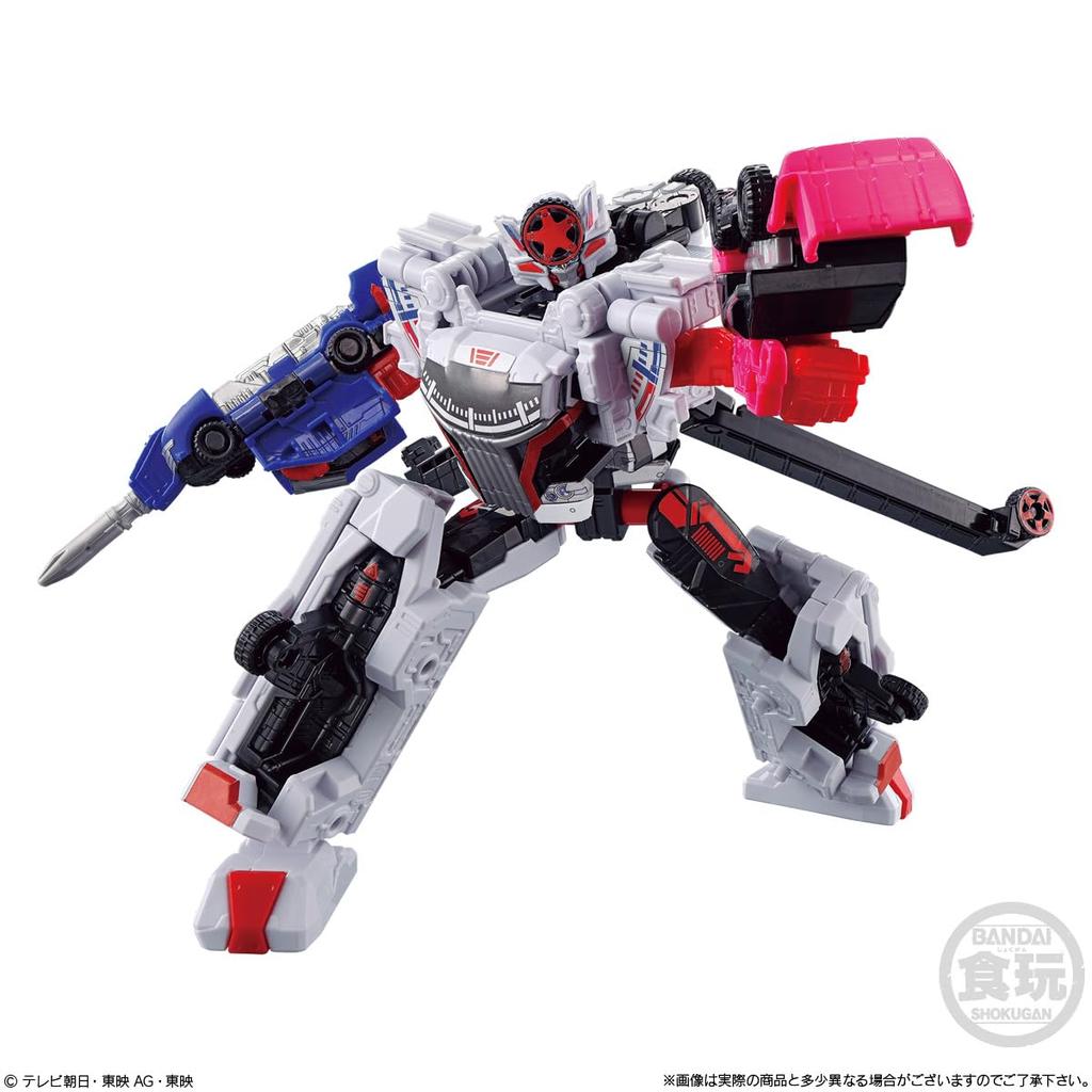 Minipla Bakujo Gattai Series 01 Bunbunger Robot Set Candy Toys and Ramune Candy Sentai (1 piece) (Bakujo Bunbunger)
