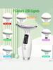 Beauty Instrument for Jawline Lifting and Neck Skin Firming, 7 Speeds Adjustment LED Light Therapy, Home Spa Equipment