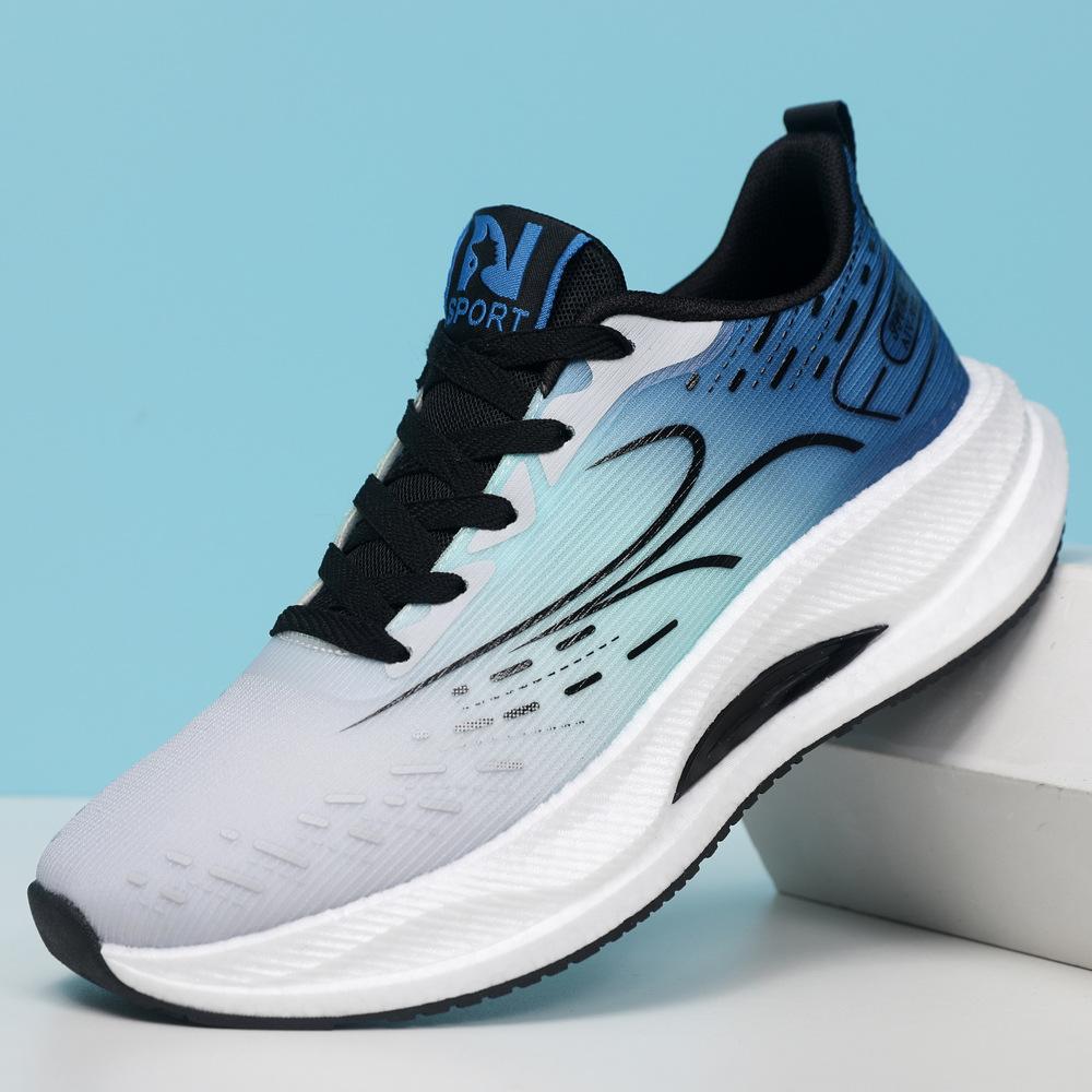 

Men s shoes 2025 spring new mesh breathable soft-soled shock-absorbing running shoes lightweight casual versatile sports shoes 36