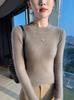 Women’s Versatile High-Neck Wool Sweater - 100% Pure Wool, Ideal Base Layer for Autumn/Winter 2026