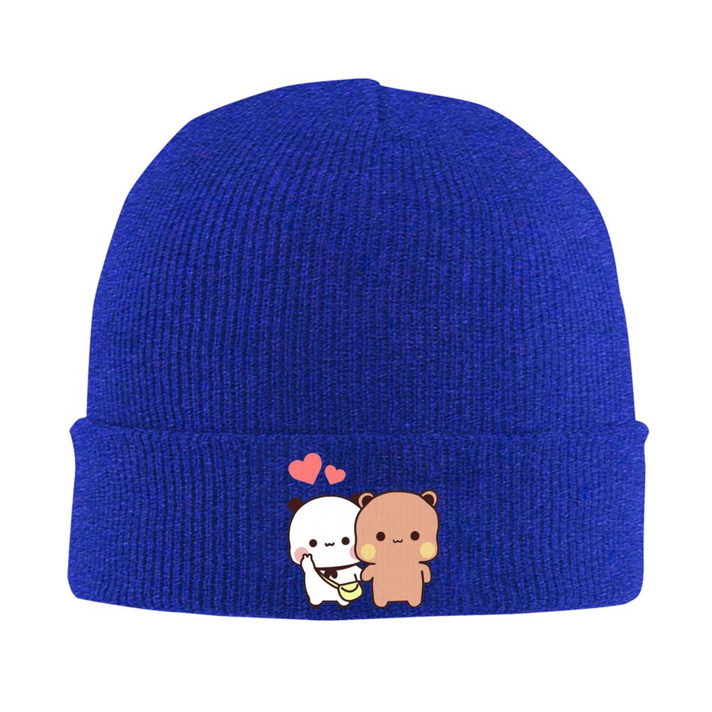 Cute Bubu Dudu Beanie Hats Kawaii Bear Bonnet Hats Unisex Women Trendy Outdoor Knitting Hat Spring Design Elastic Caps