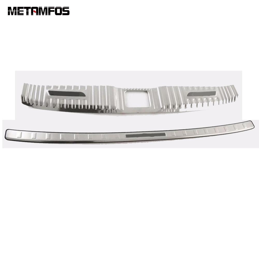 For Honda HR-V e:HEV e:Ny1 RV5 Vezel -2025 2026 Rear Trunk Bumper Foot Plate Tail Door Sill Scuff Guard Plate Accessories