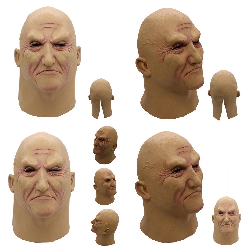 Realistic Man Latex Mask For Halloween With Soft Comfortable Wearable Design