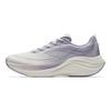Anta Leaf 6 Moda Cómodos Rebote Ligeros Transpirables Zapatillas de Running Casuales de Caña Baja Zapatillas de Mujer Blanco Morado 922515517-3
