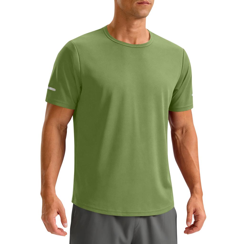 Men's Round Neck T-Shirt, Men's Outdoor Sports And Fitness Top