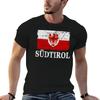 Flag Of South Tyrol Flag Of Sdtirol Vintage Look Tshirt Classic Crew Neck Cotton Tshirt