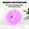 2 In 1 3500V Electric Insect Racket Swatter Zapper USB Rechargeable Summer Mosquito Swatter Kill Fly Bug Zapper Killer Trap