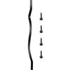 Deck Balusters Metal Deck Spindles 51 Pack 32.25inch Iron Stair Railing