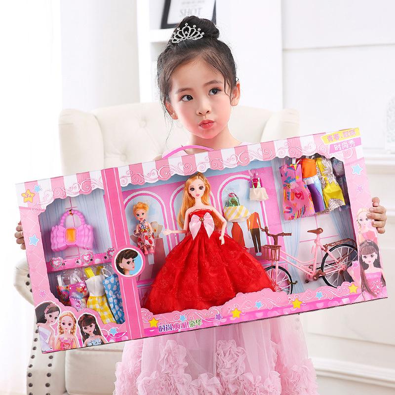 Gift Box Play Girl Toy Birthday Gift Doll Set