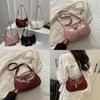 French Chic Single Shoulder Bag Pu Summer Casual Purse For Women