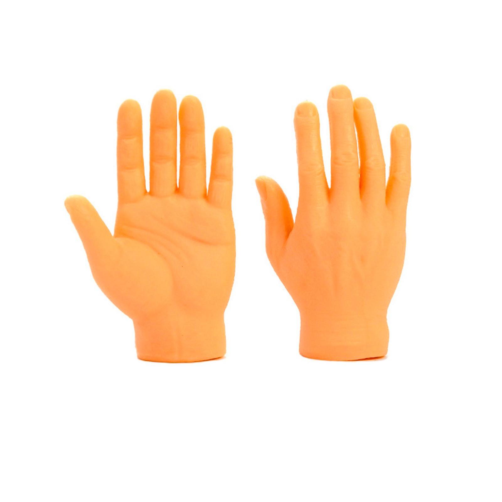 

Новинка, забавный набор из 1 пары кукол на палец руки One size бежевый