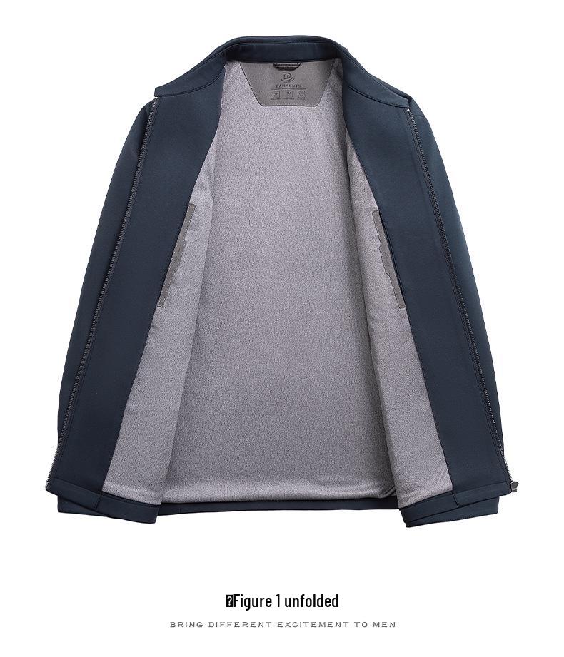 Men's Lapel Jacket: Spring/Autumn Middle-aged Business Casual Executive Outerwear