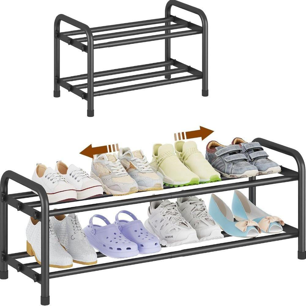 Adjustable Storage Shoe Storage Organizer Flexible Storage Adjustable Shoe Rack Doorway