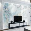 Fototapete 3D Blaue Marmor Luxus Wandbilder Heimdekoration Wohnzimmer TV Sofa Schlafzimmer 3D Marmor Tapete