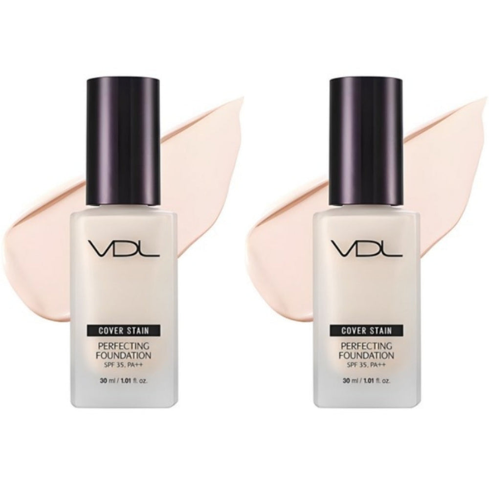VDL Cover Stain Perfecting Foundation SPF35 PA++ 30ml*1Pc/2Pcs