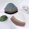 Men's and Women's Daily Bucket Hat Fresh Knit Bucket Hat